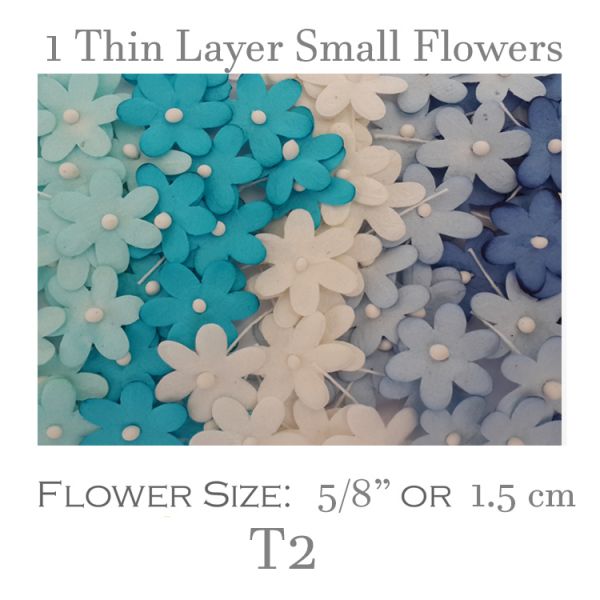 1 Thin Layer Small Flowers - T2